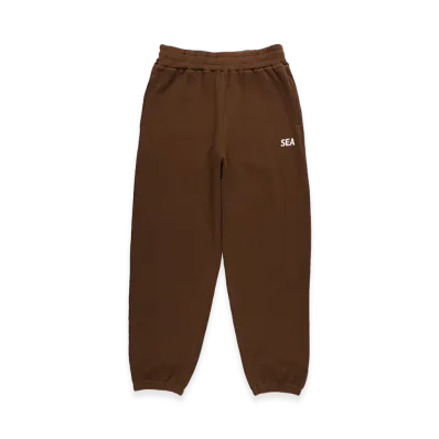 WIND AND SEA Heavy Waffle Sweat Pants "Brown"