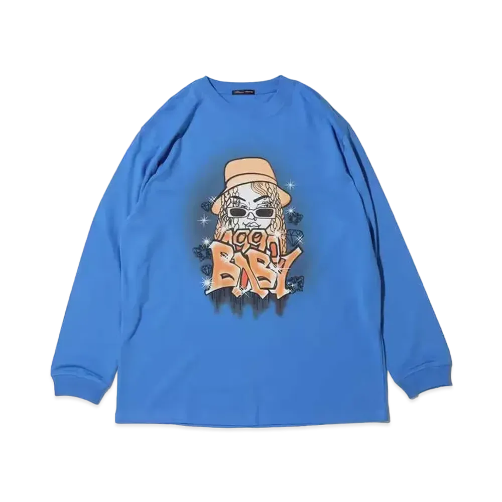 atmos pink x Riehata Graphic Art Ronty "Blue"