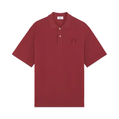 Maison Kitsune Bold Fox Head Patch Oversize Polo "Teak"