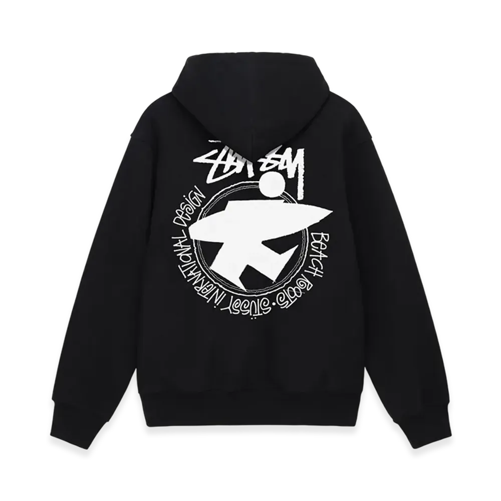 Stussy Beach Roots Hoodie "Black"