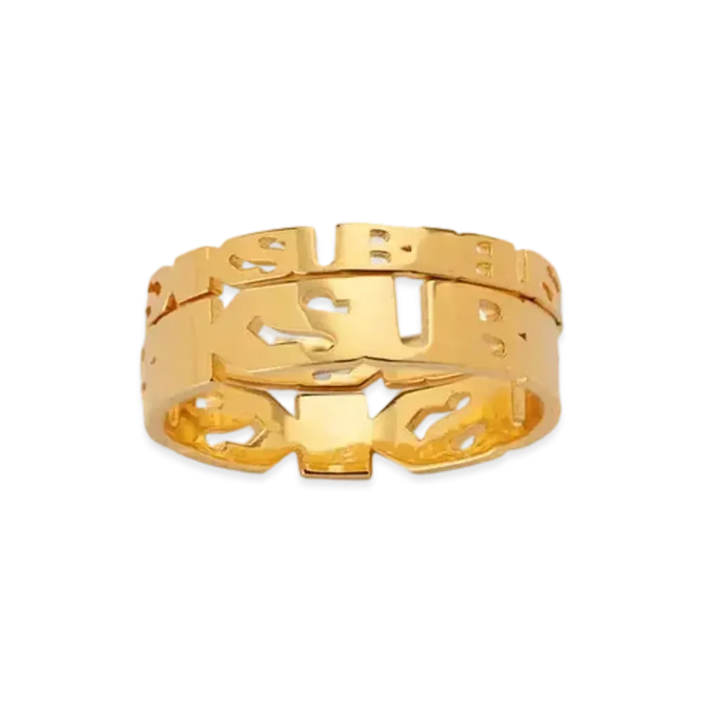 KSUBI 18k Dripps Sott Band Set "Gold"