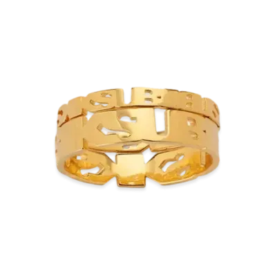 KSUBI 18k Dripps Sott Band Set "Gold"