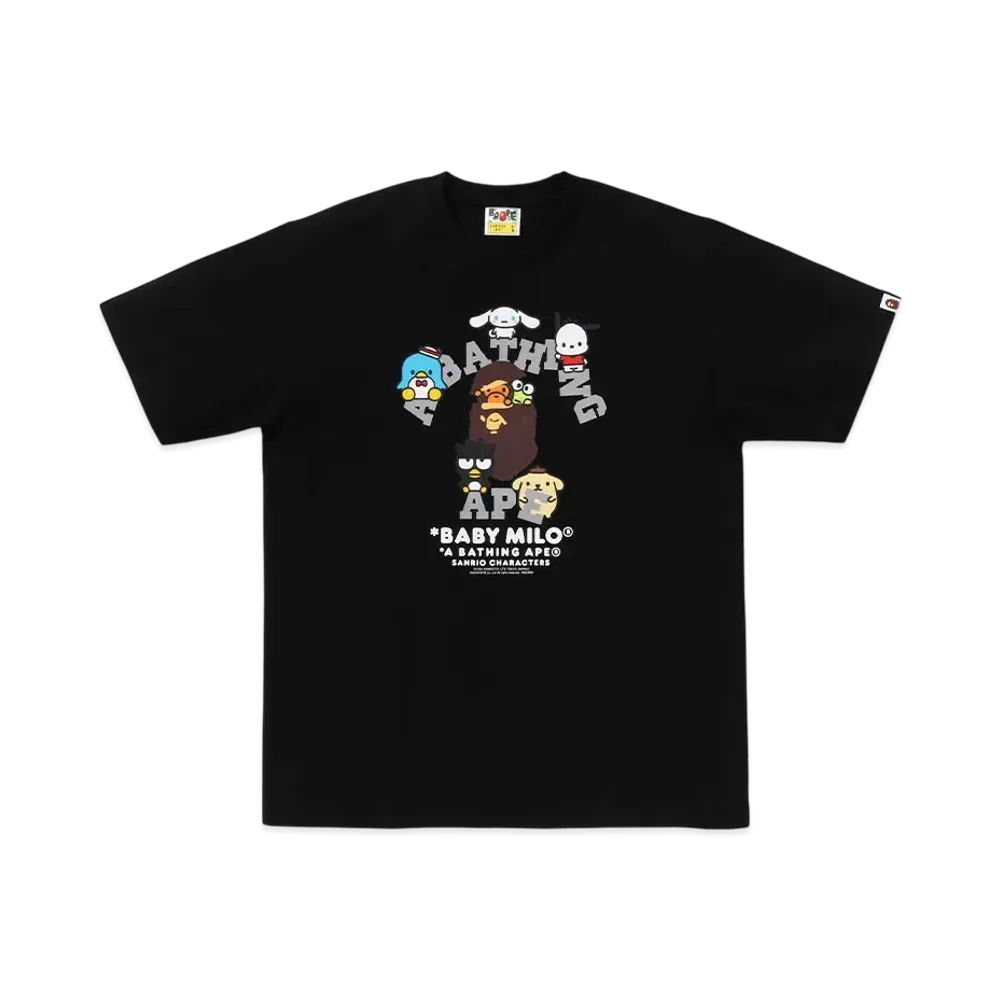 A BATHING APE Ginza Baby Milo x Sanrio Characters Tee #1 "Black"