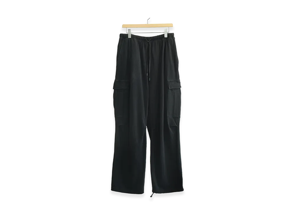 COMOLI Cotton Jersey 6P Pants "Black"