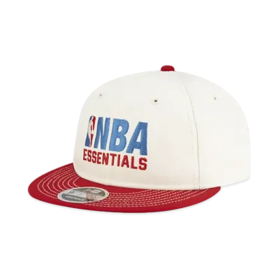 NEW ERA x FEAR OF GOD ESSENTIALS x NBA Logo RC 9FIFTY Cap "White/Red"