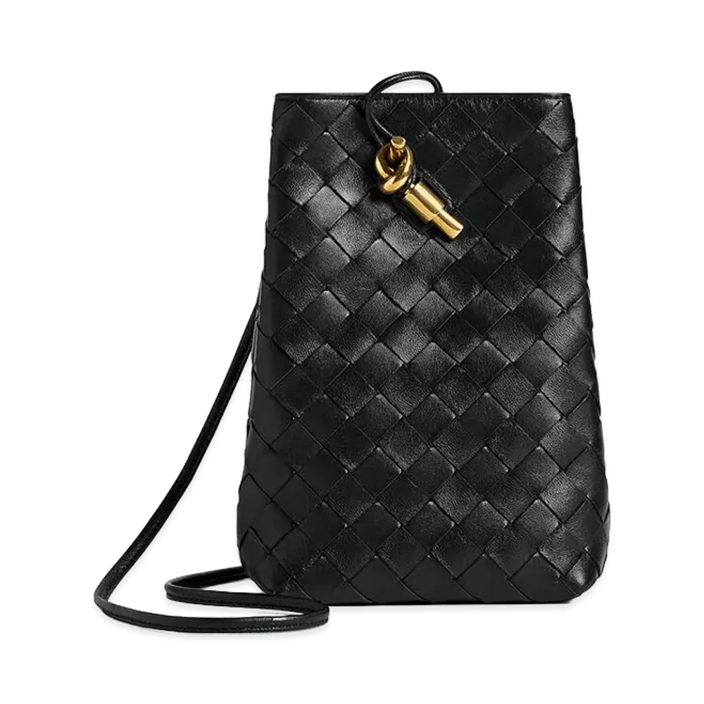 Bottega Veneta Andiamo Phone Pouch "Black"