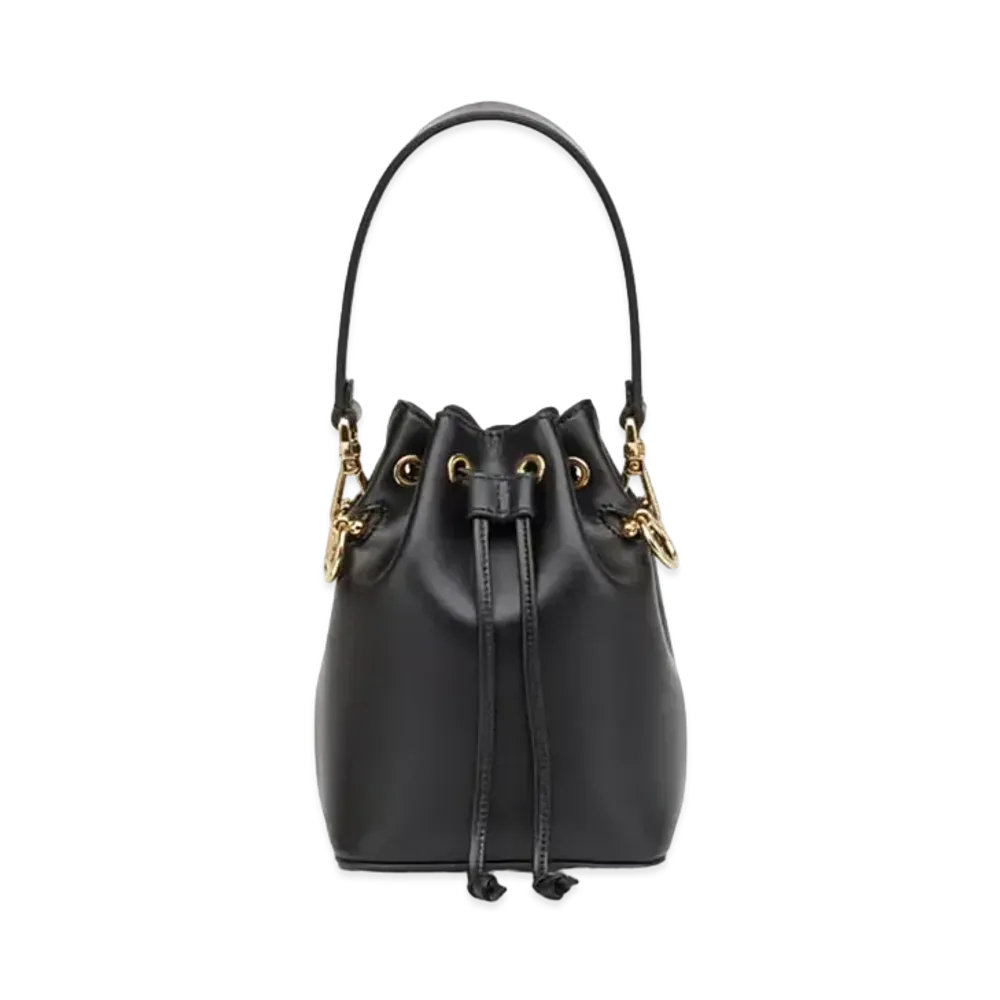 FENDI Mon Tresor Leather Mini-Bag "Black"