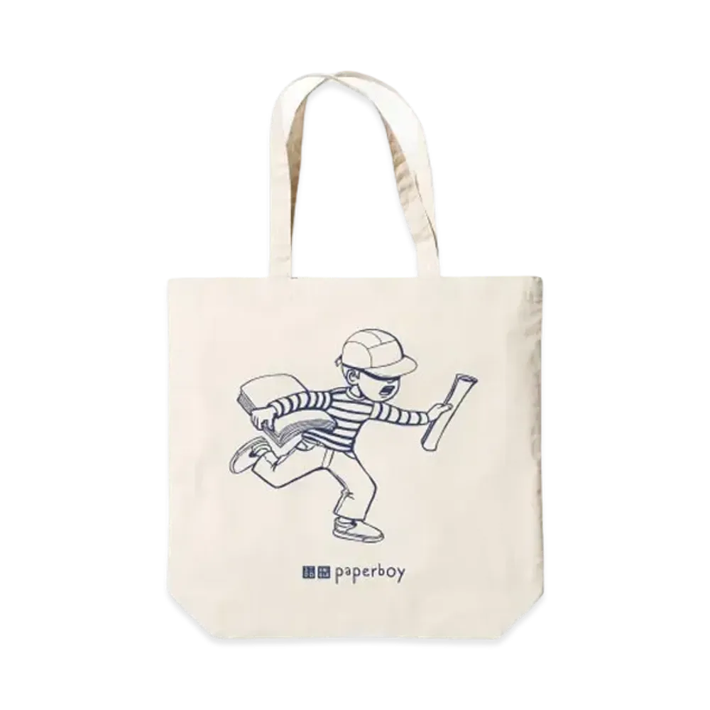 Uniqlo x paperboy Tote Bag "Blanc"
