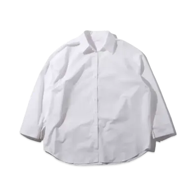 atmos pink Back Button Collar Shirt TX "White"