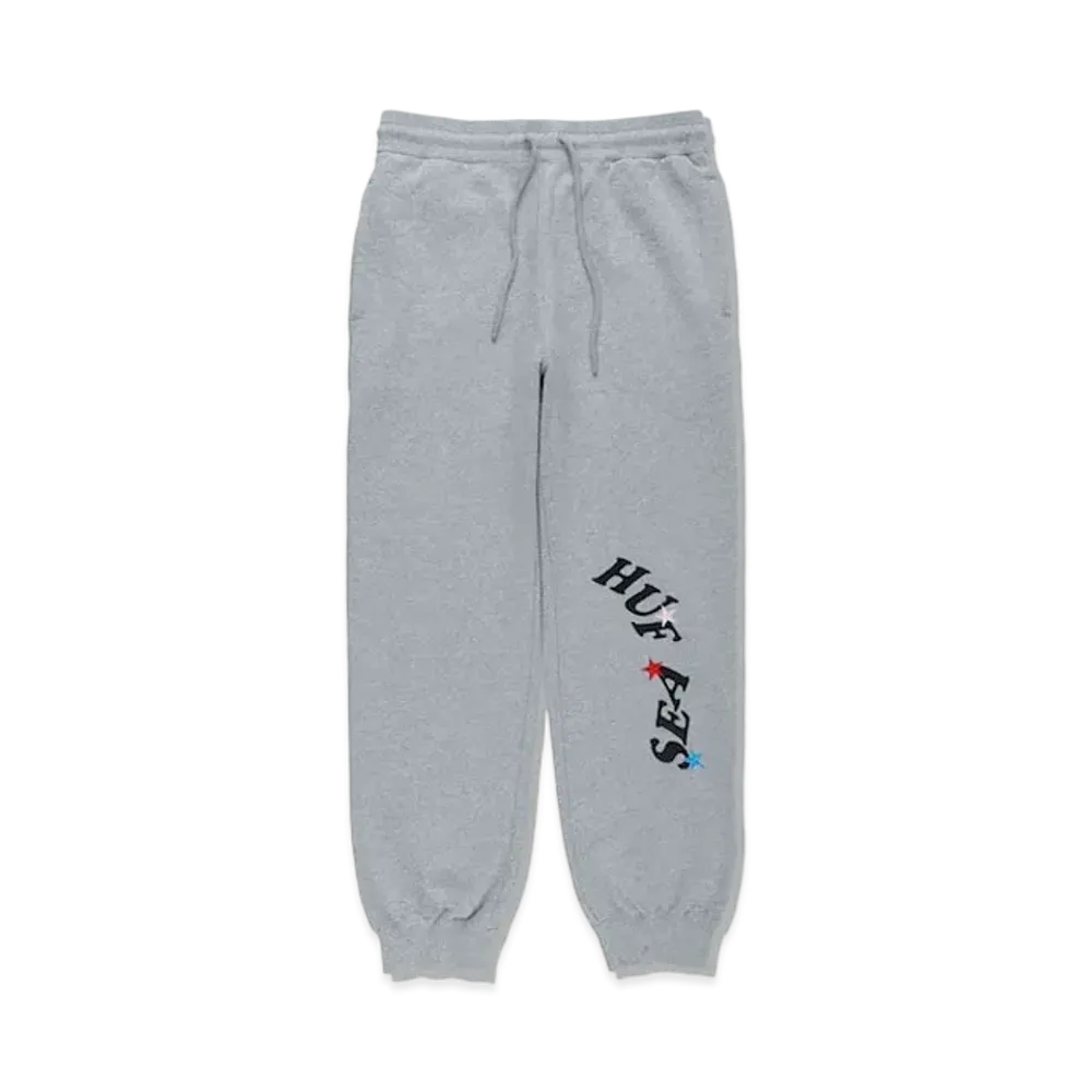 WIND AND SEA x HUF Sweat PT "Heather Gray"