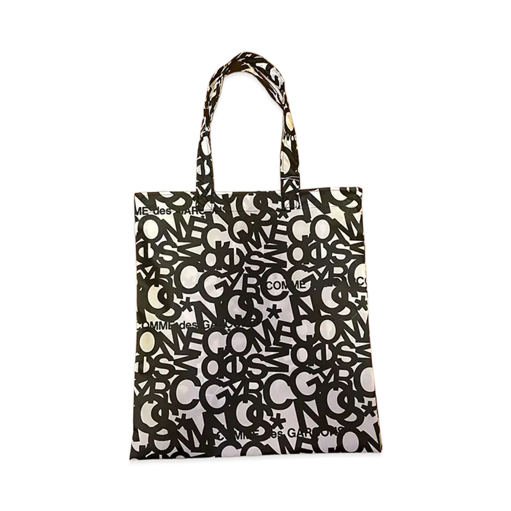COMME des GARCONS 2025 Holiday Docking Tote Bag "Black/White"
