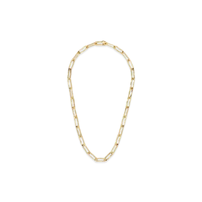 GUCCI Link to Love Wide Chain Necklace "Gold"