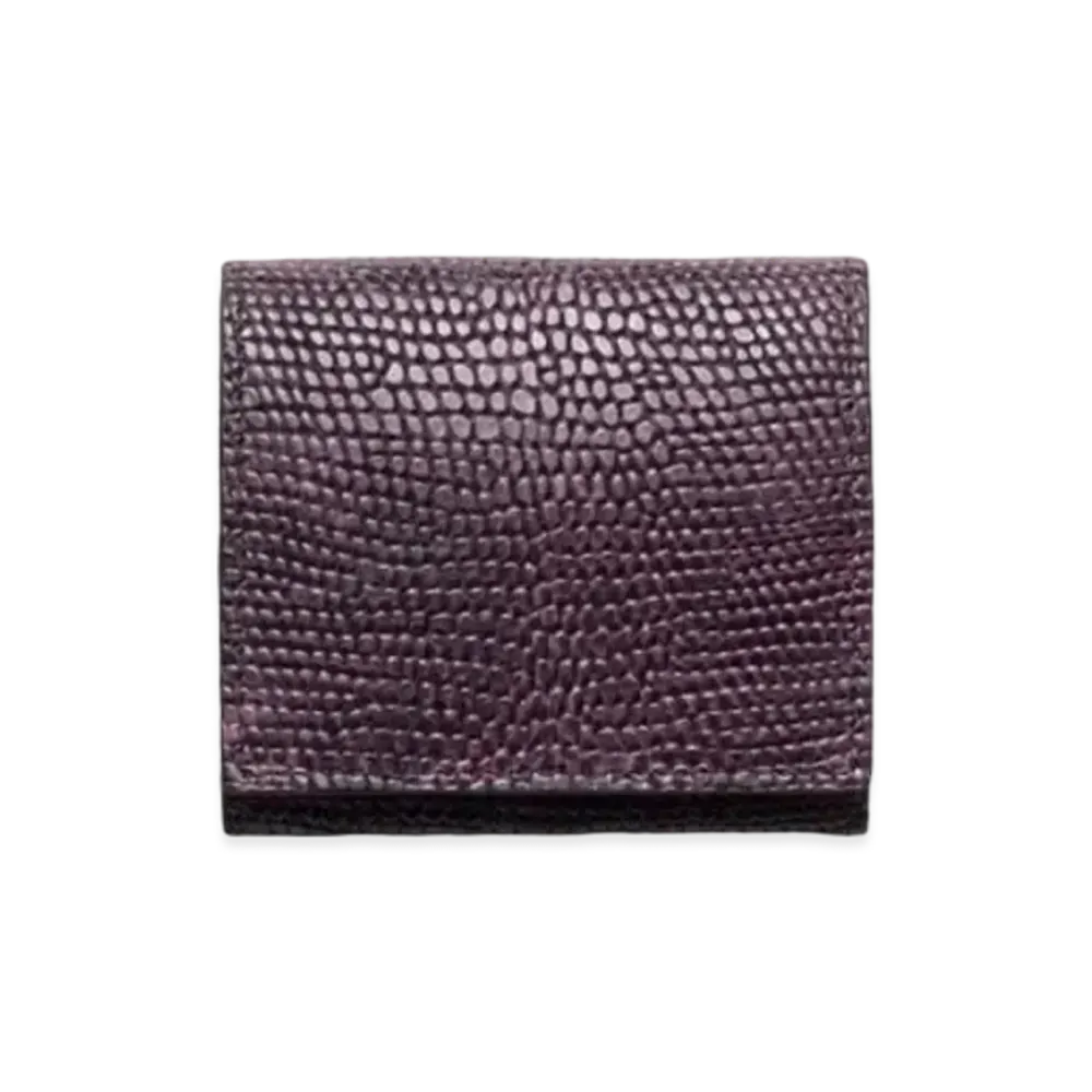PRADA Lizard Coin Purse "Purple"