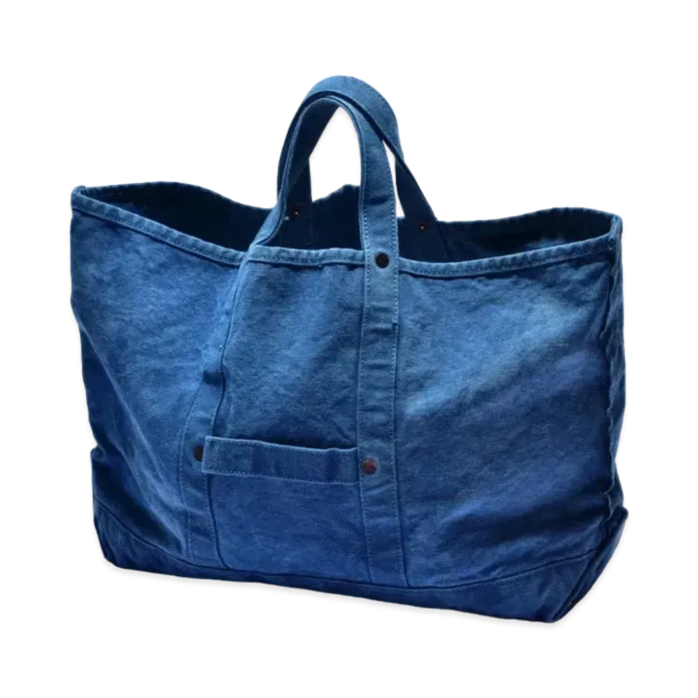 THE REAL McCOY'S Coal Tote (Indigo Dyed) "Indigo"