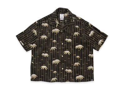 visvim Copa Shirt S/S Bamboo (Chirimen) "Black"