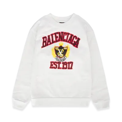 BALENCIAGA Kids Felpa "White"