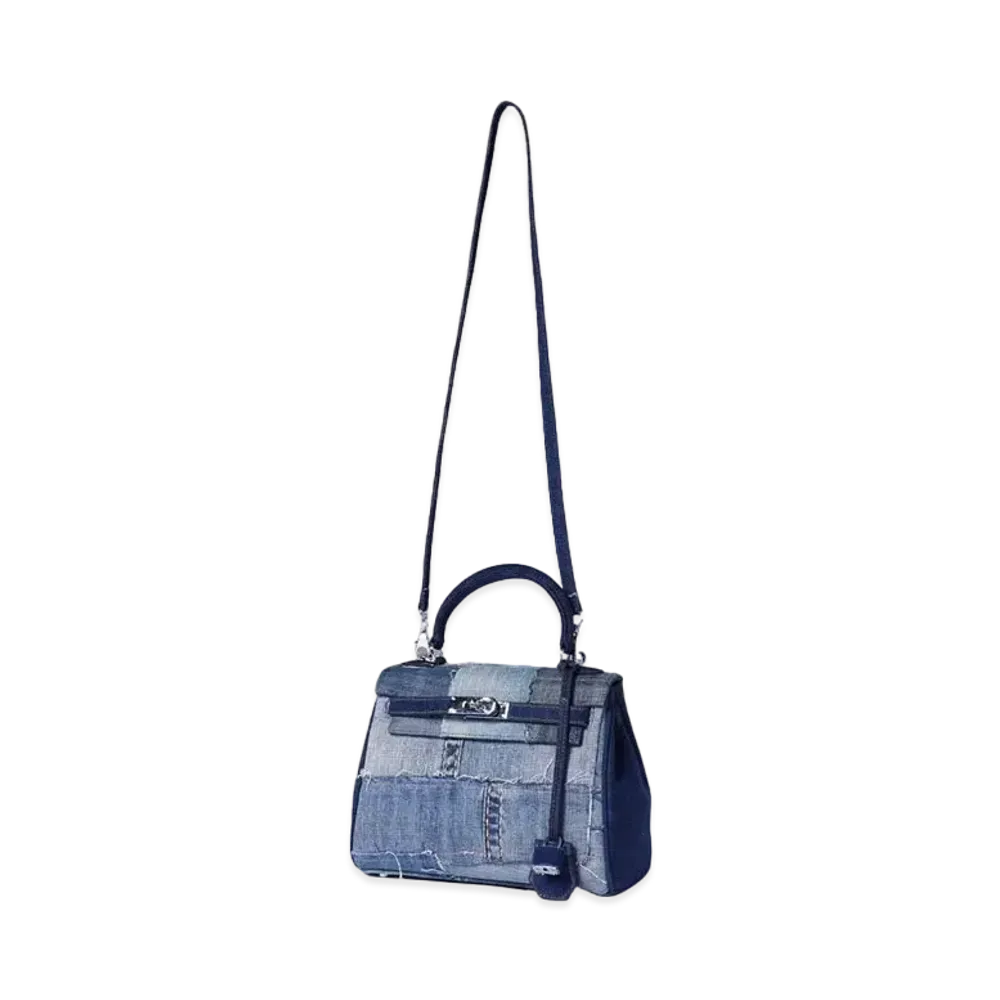EMOTIONAL WORLD Vintage Shoulder Bag-25 "MULTI DENIM"