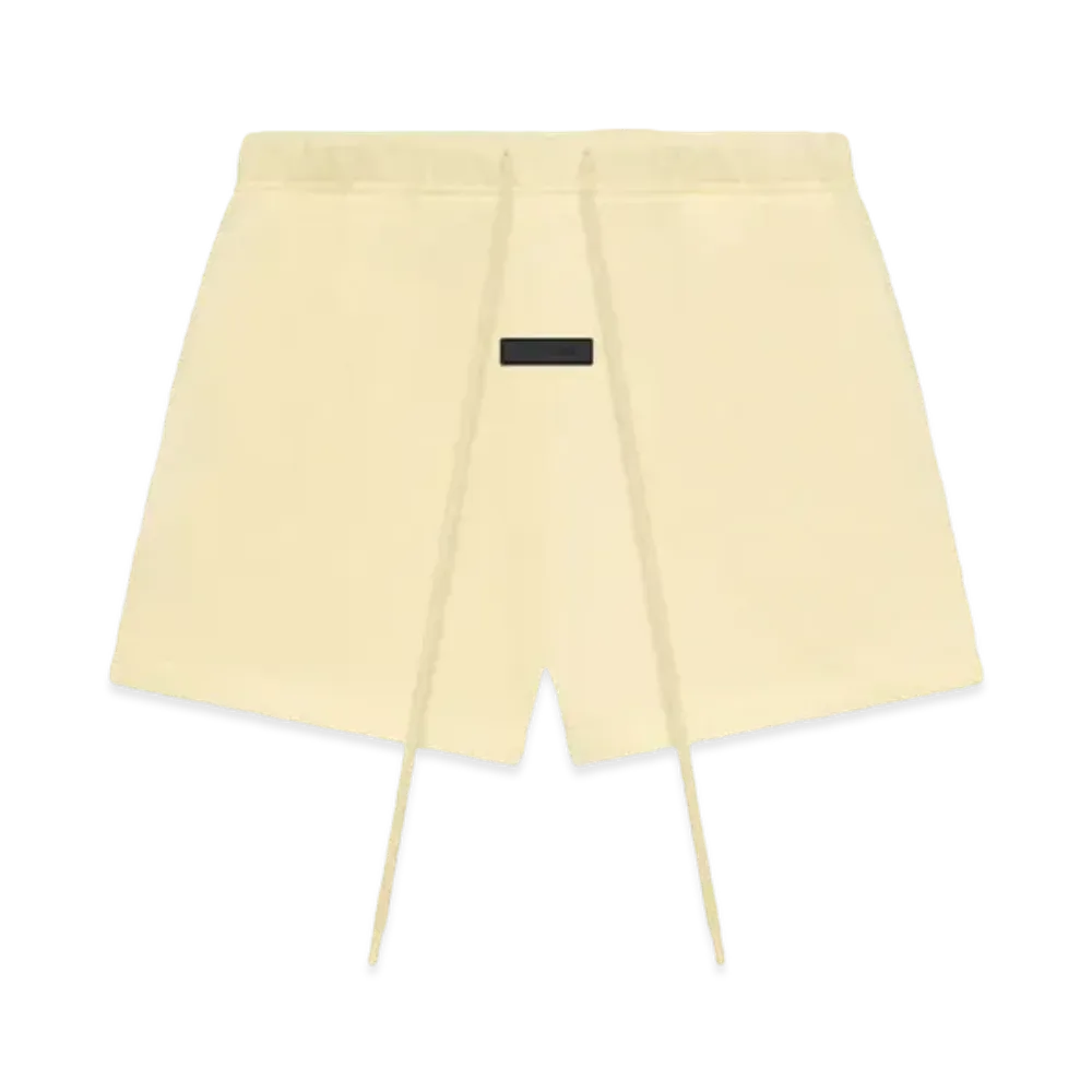 FEAR OF GOD ESSENTIALS Fleece Running Short "Garden Yellow"