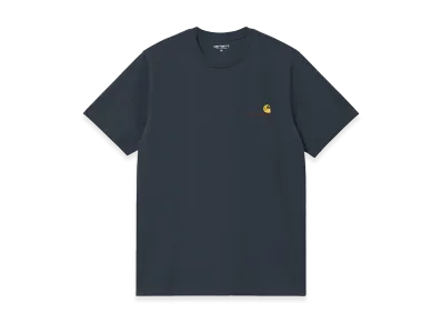 Carhartt WIP S/S American Script T-Shirt "Deep Night"