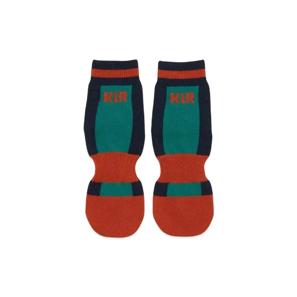 kolor 24SCM-A04504-B Socks "Navy Orange"