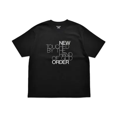 MINEDENIM New Ordar "TOUCHED BY THE HAND OF GOD" Crewneck T-SH "BLACK"