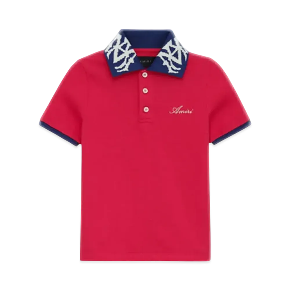 AMIRI Kids' Ma Polo "Varsity Red"
