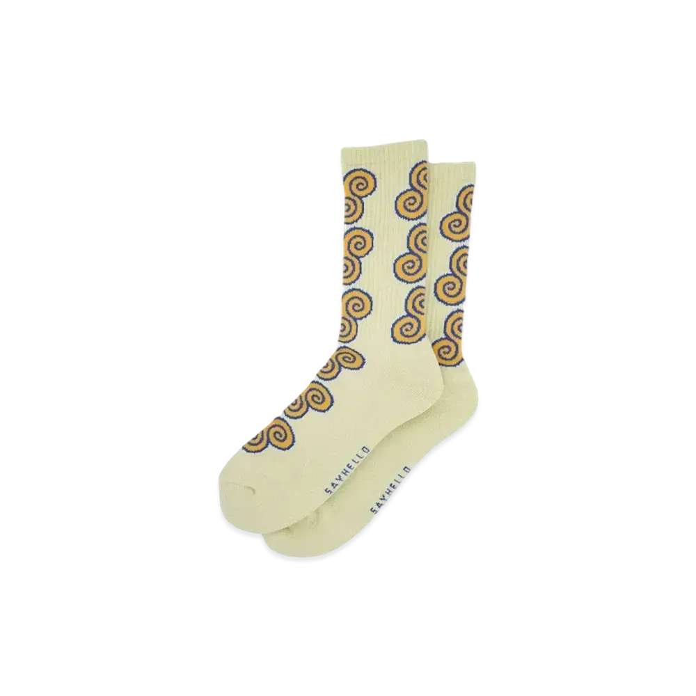 SAYHELLO Slap Sports Sox "OFF WHITE"