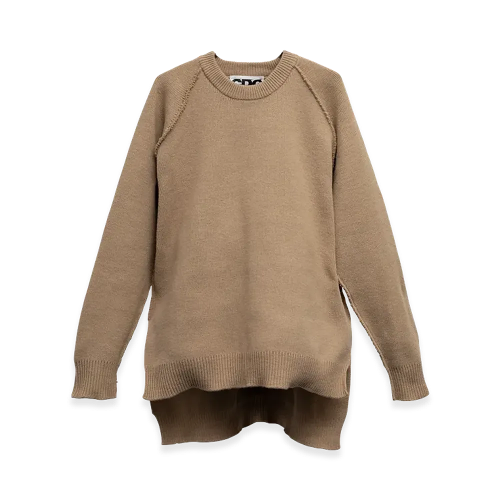 COMME des GARCONS CDG Outsided Seam Pullover "Beige"
