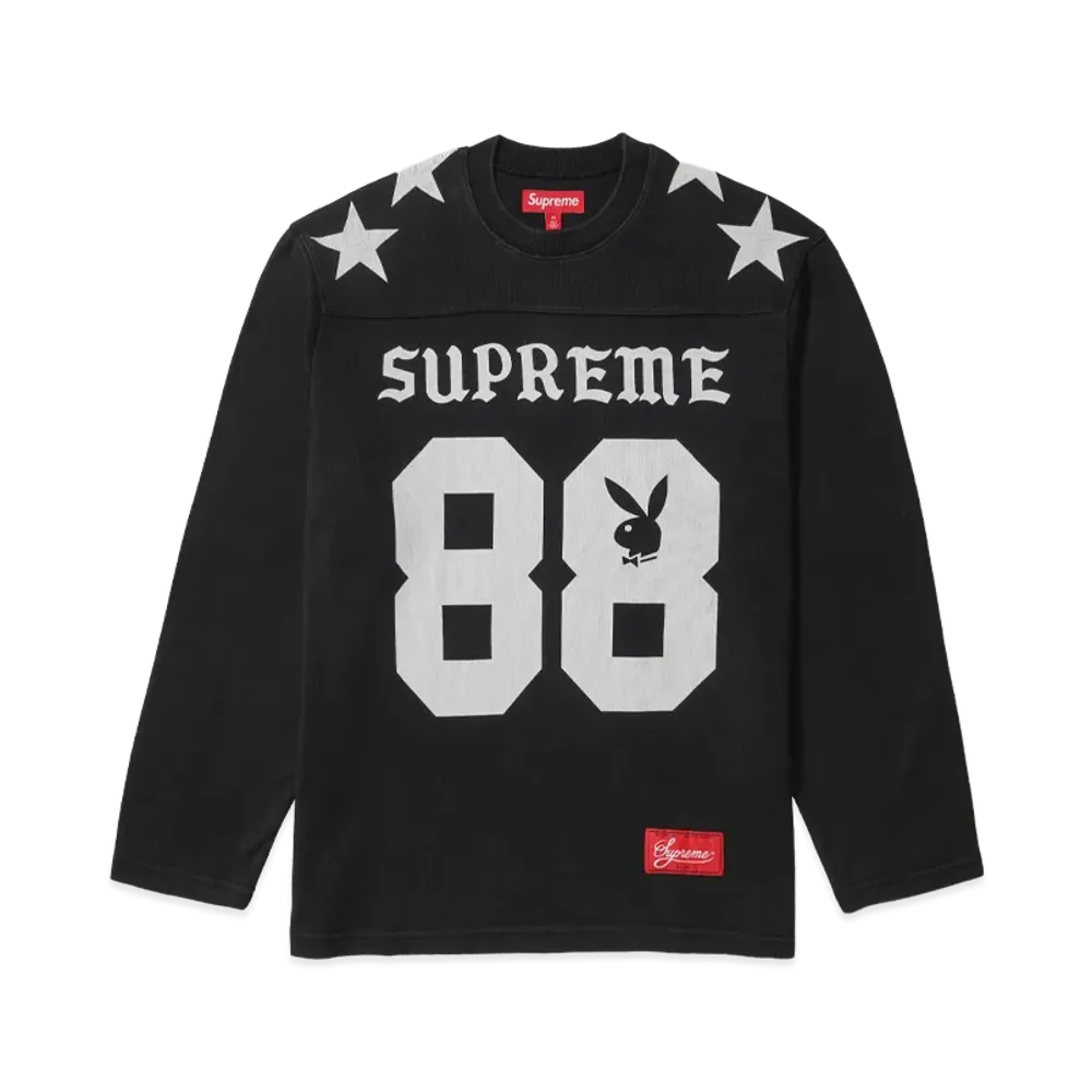 Supreme x Playboy L/S Football Top "Black"