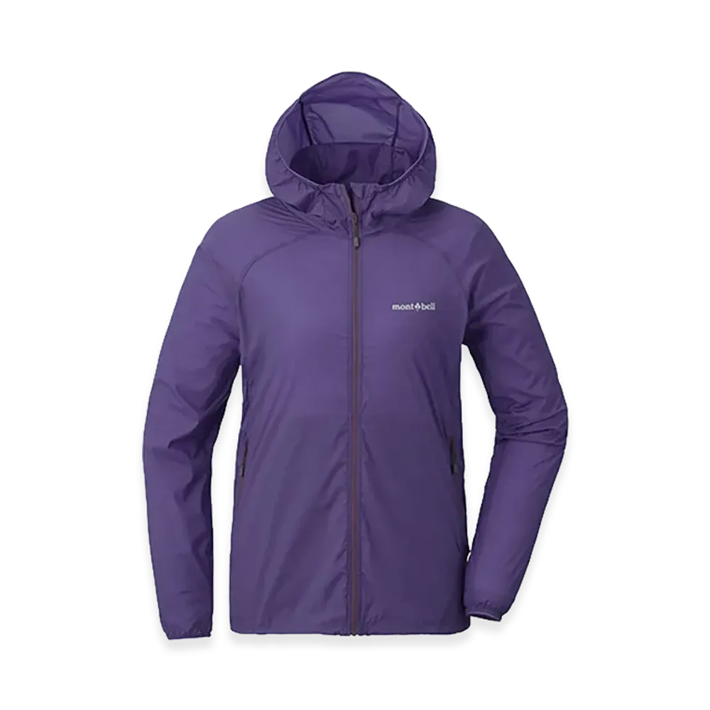 mont-bell Women's US U.L. Stretch Wind Parka "Purple"