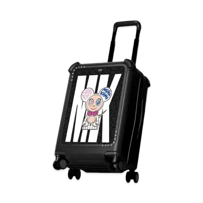 Takashi Murakami x CASETiFY: MR. DOB Bounce Carry-On Travel Set "Black"