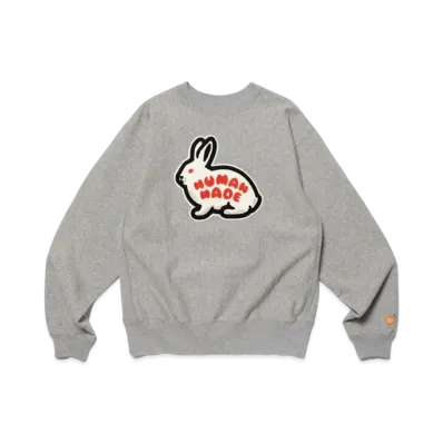 HUMAN MADE Rabbit Heavy Weight Sweatshirt "Gray"