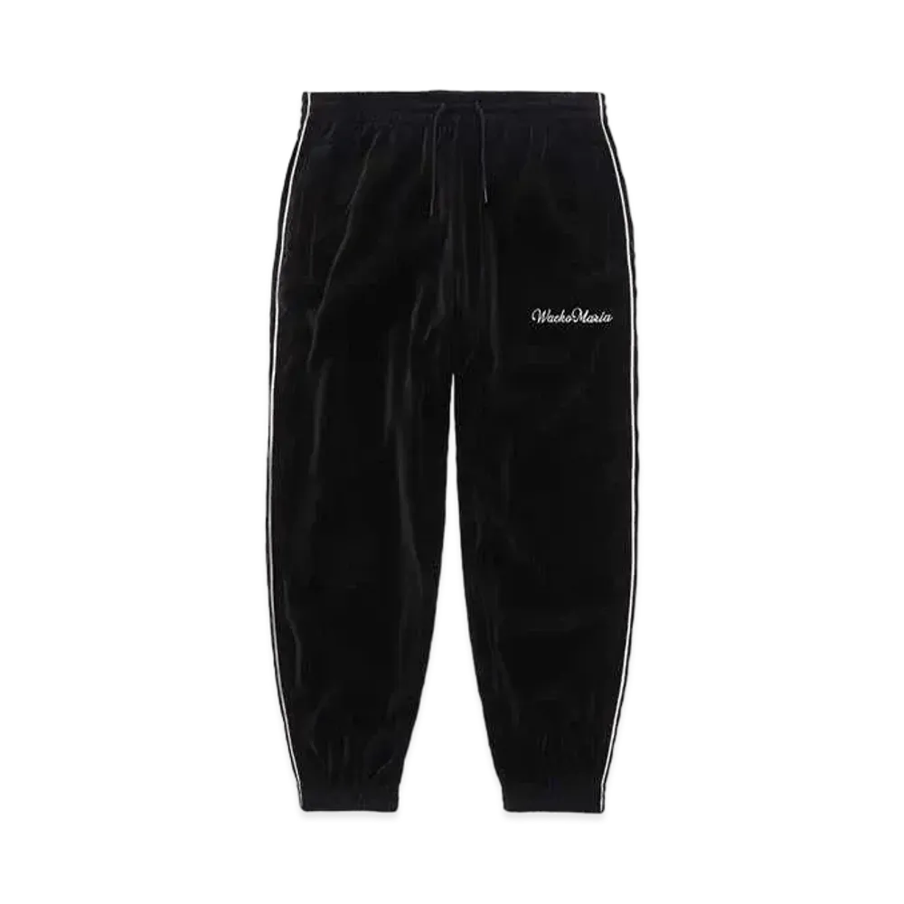 WACKO MARIA Velvet Track Pants "Black"