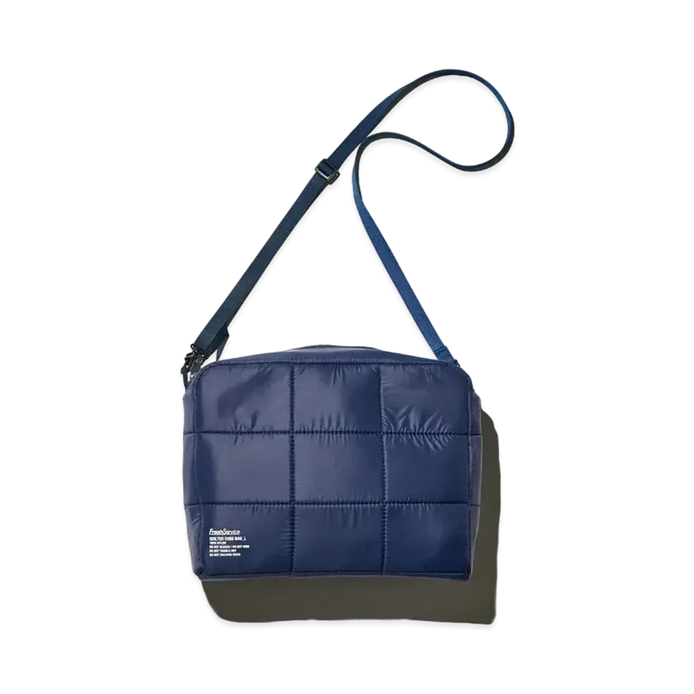 FreshService Quilted Cube Bag_L "Navy"