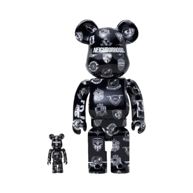 NEIGHBORHOOD x BE@RBRICK x J.LEAGUE 30TH Anniv 100% 400%