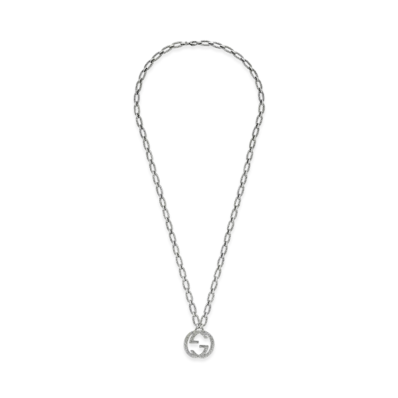 GUCCI Interlocking G Pendant Necklace