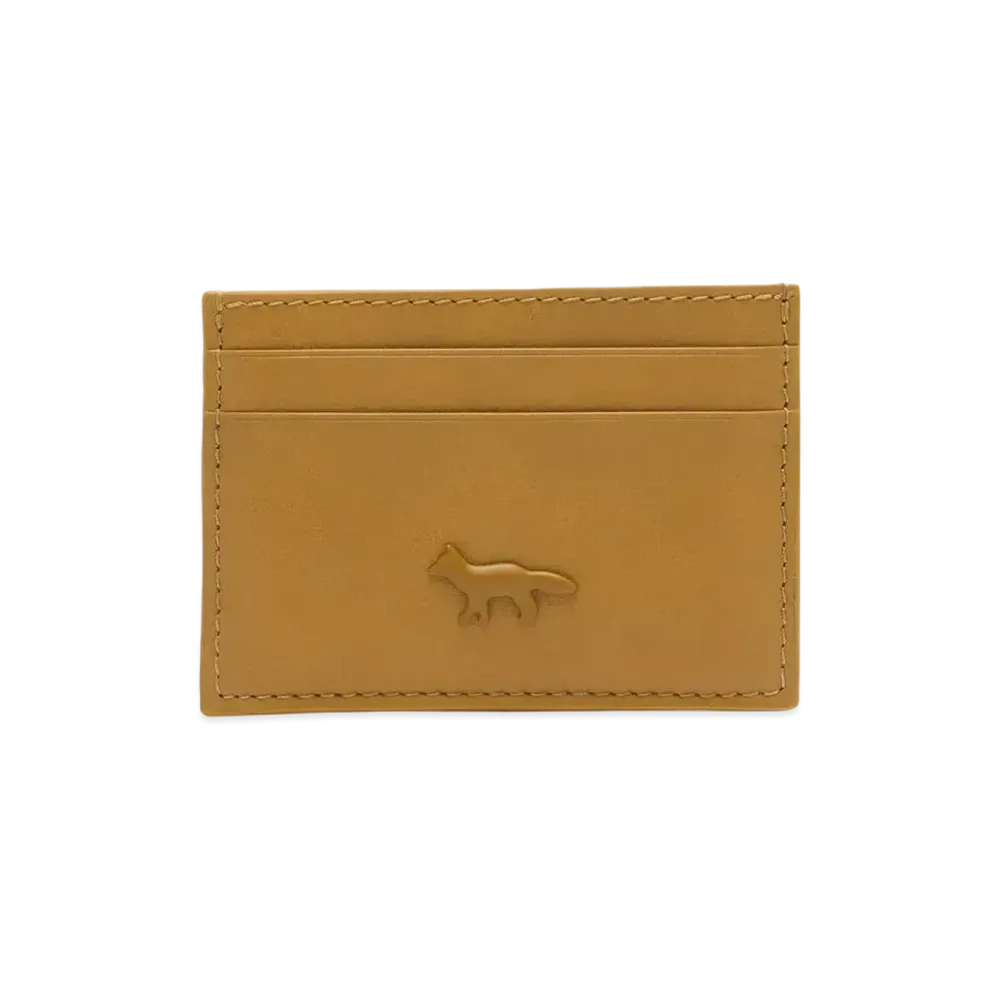 Maison Kitsune Cloud Card Holder "Chino Beige"