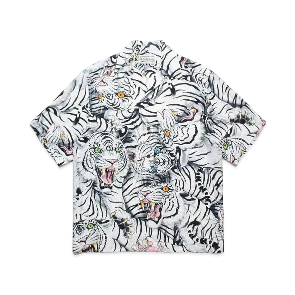 WACKO MARIA Tim Lehi / Hawaiian Shirt "White"