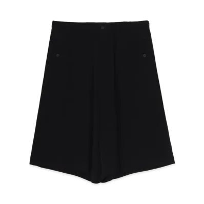 Yohji Yamamoto POUR HOMME Ta Tuxedo Tab Half Pants "Black"