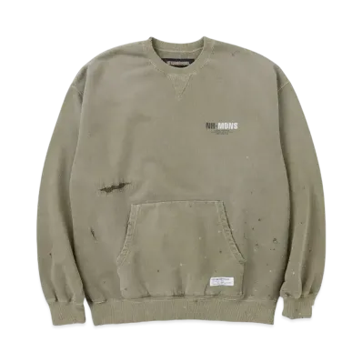 NEIGHBORHOOD x MADNESS Savage Sweat Shirt LS "Olive Drab"