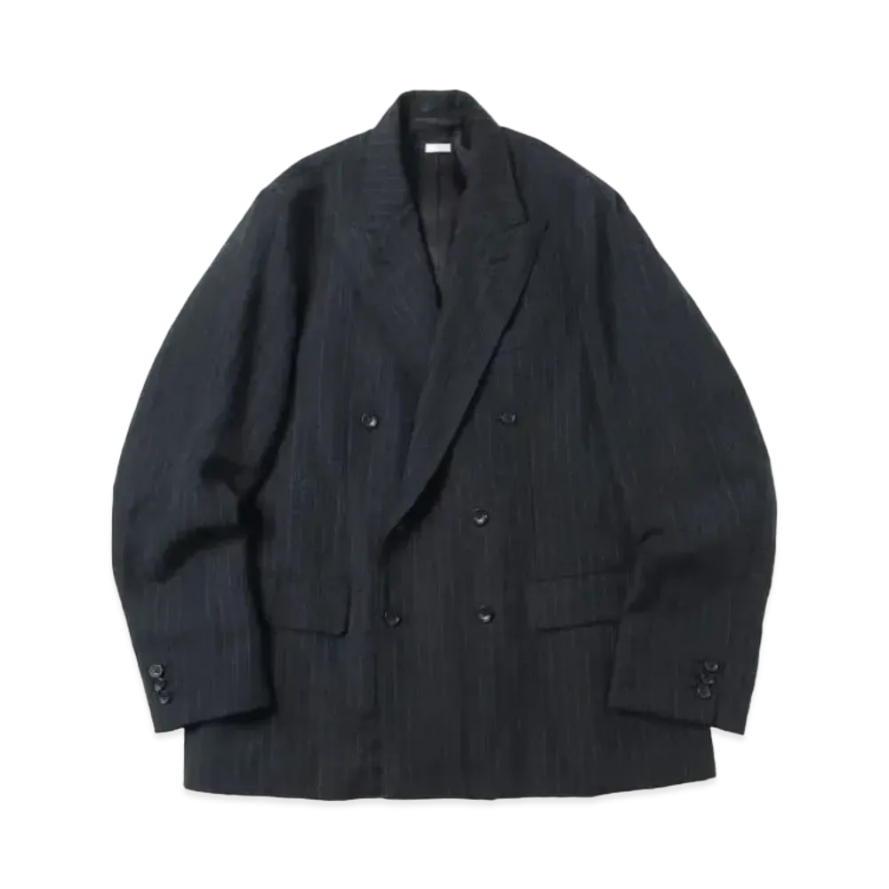 A.PRESSE Double Breasted Jacket "Charcoar"