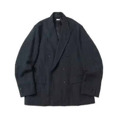 A.PRESSE Double Breasted Jacket "Charcoar"