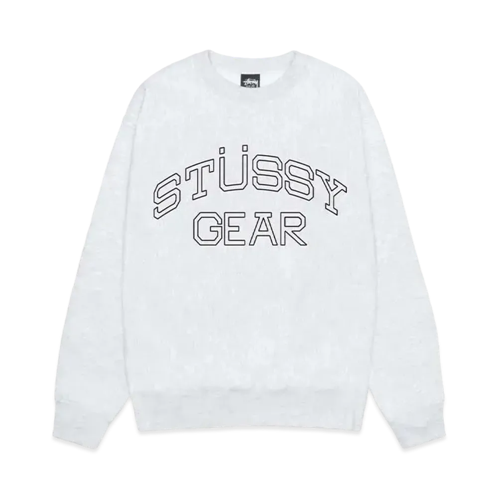 Stussy Gear Crew "Ash Heather" (FA24)