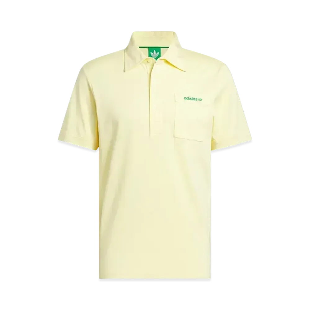 adidas Originals Golf Chest Pocket Short Sleeve Shirt "Almost Yellow"