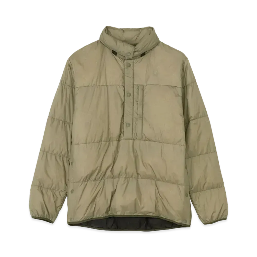 Goldwin Partex Quantum Mid Down Pullover (Ski / Unisex) "Oak Green"