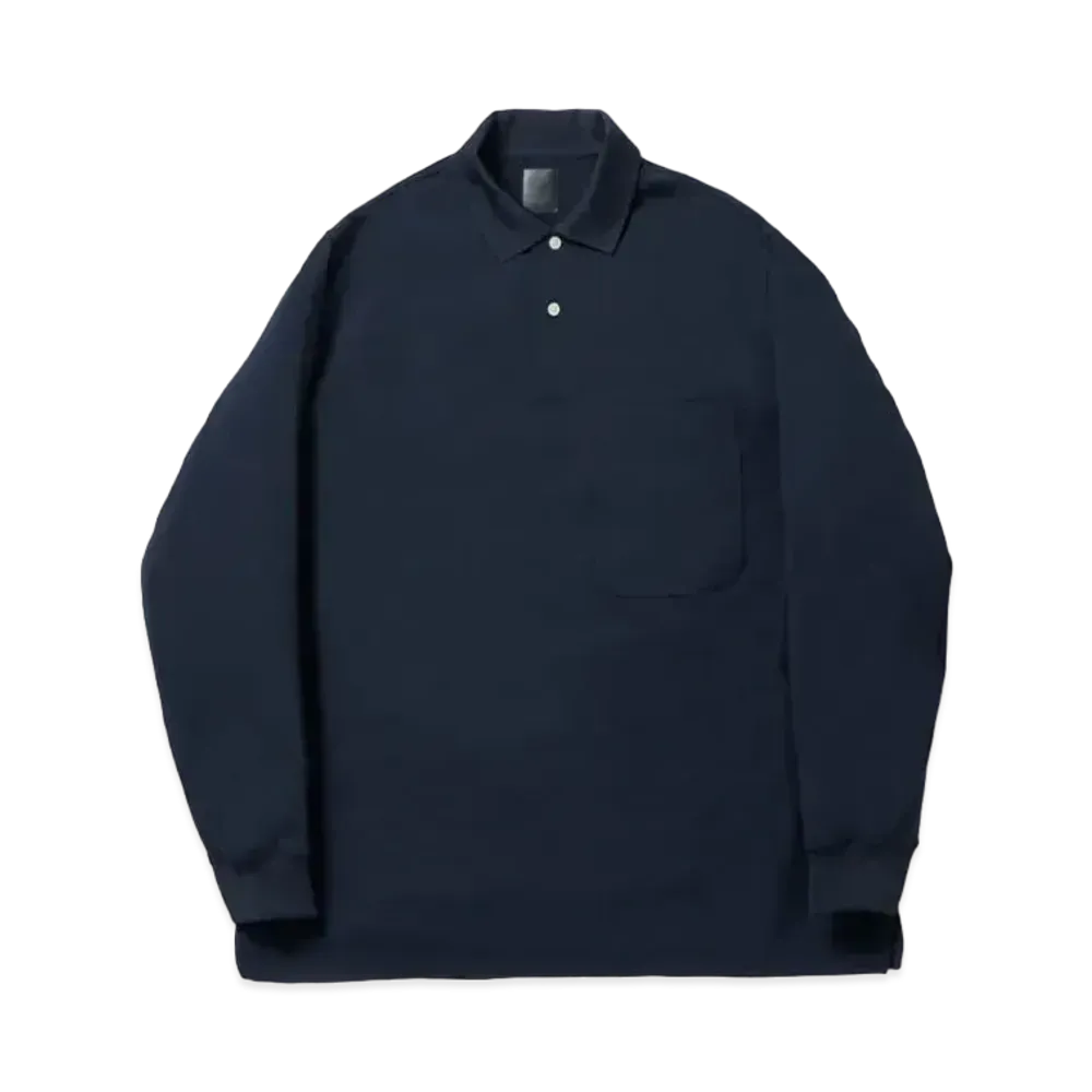 DAIWA PIER39 Tech Polo Shirts L/S "Midnavy"