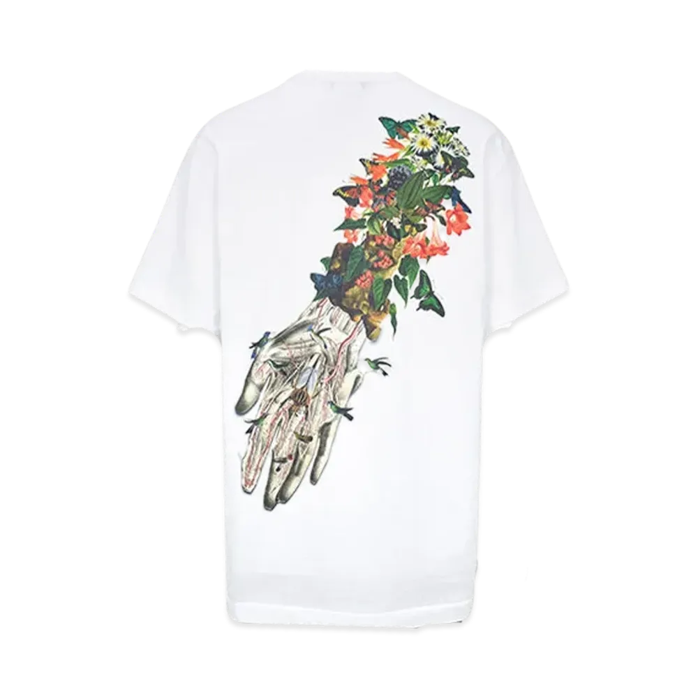 COMME des GARCONS HOMME PLUS T-Shirt Flower Hand "White"