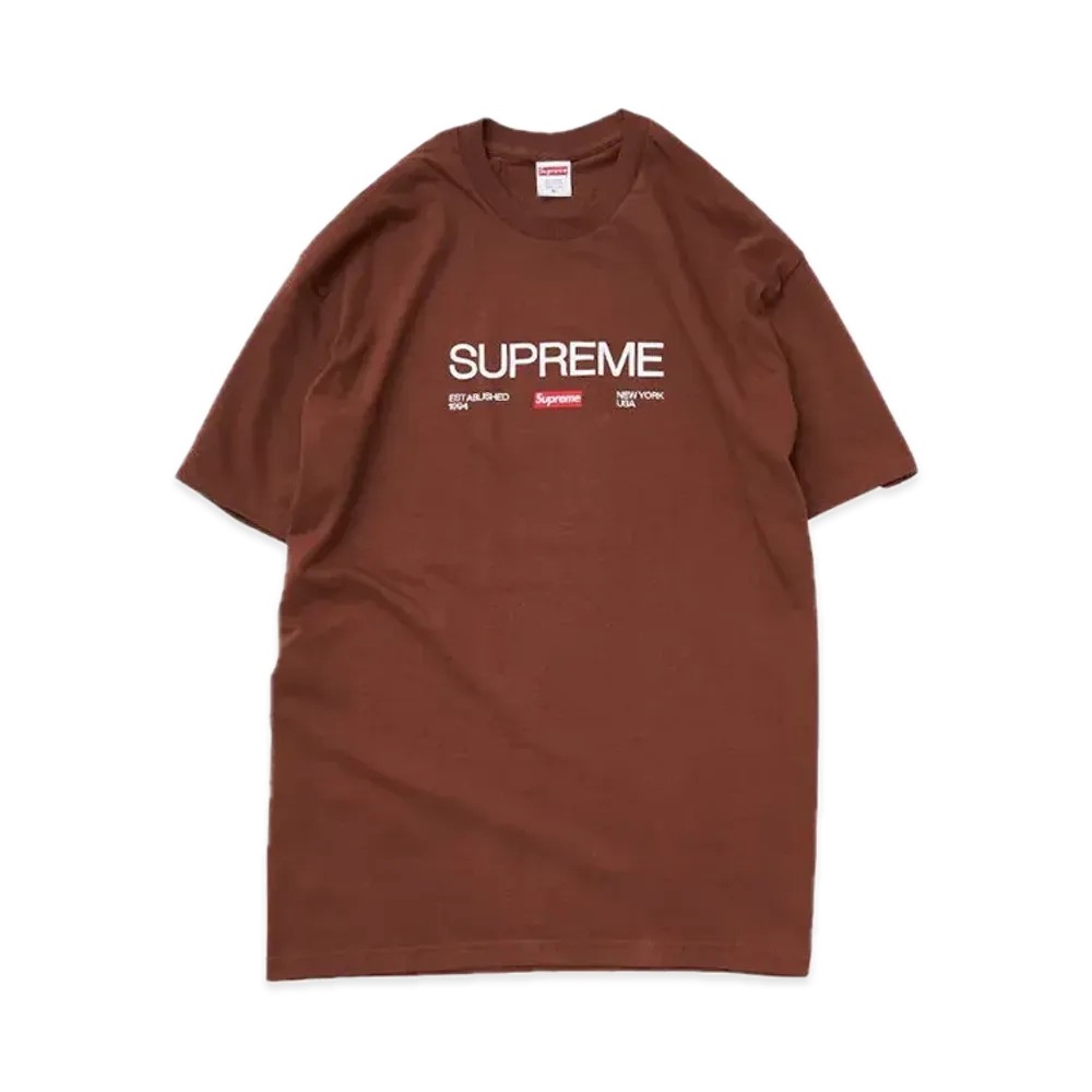 Supreme Est. 1994 Tee "Brown"