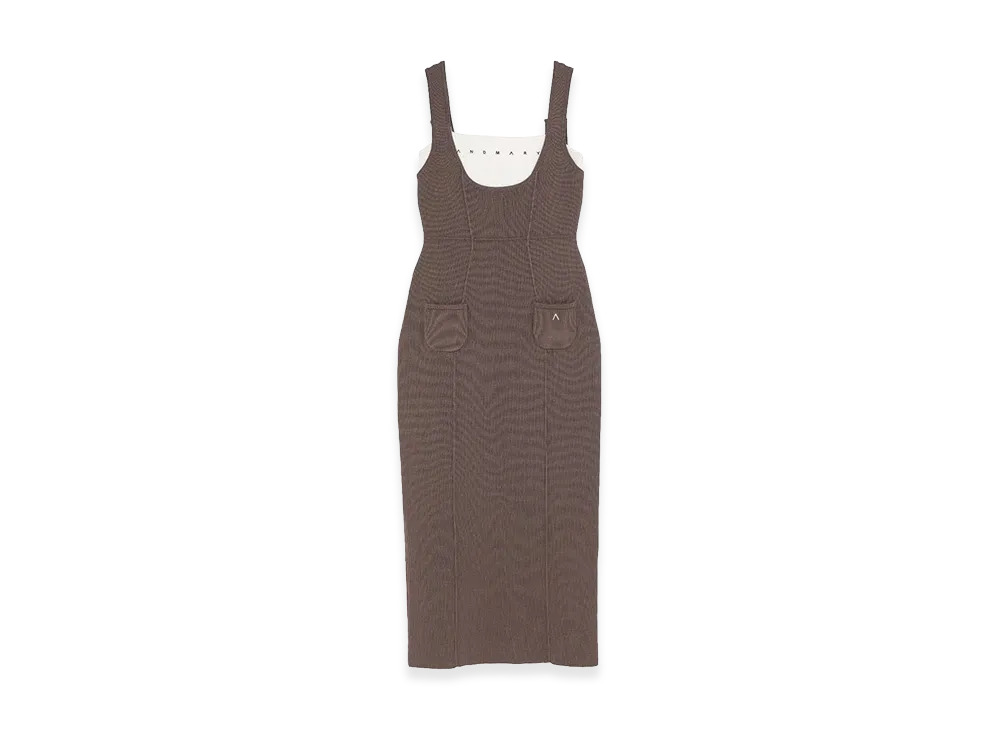 ANDMARY Women's Zoe Set Long Dress "Brown"