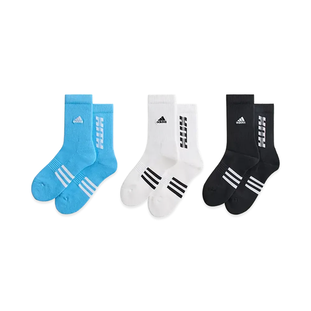 Kith x Lionel Messi x adidas Football 3-Pack Crew Socks "Multi"
